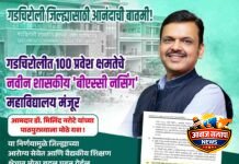 गडचिरोली जिल्ह्यासाठी ऐतिहासिक निर्णय; १०० प्रवेश क्षमतेच्या नवीन शासकीय बीएससी नर्सिंग महाविद्यालयाला मंजुरी